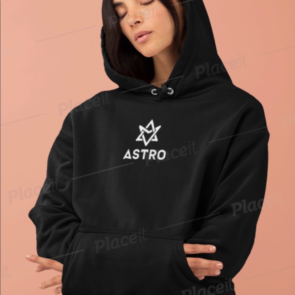 Kpop Astro embroidered hoodies